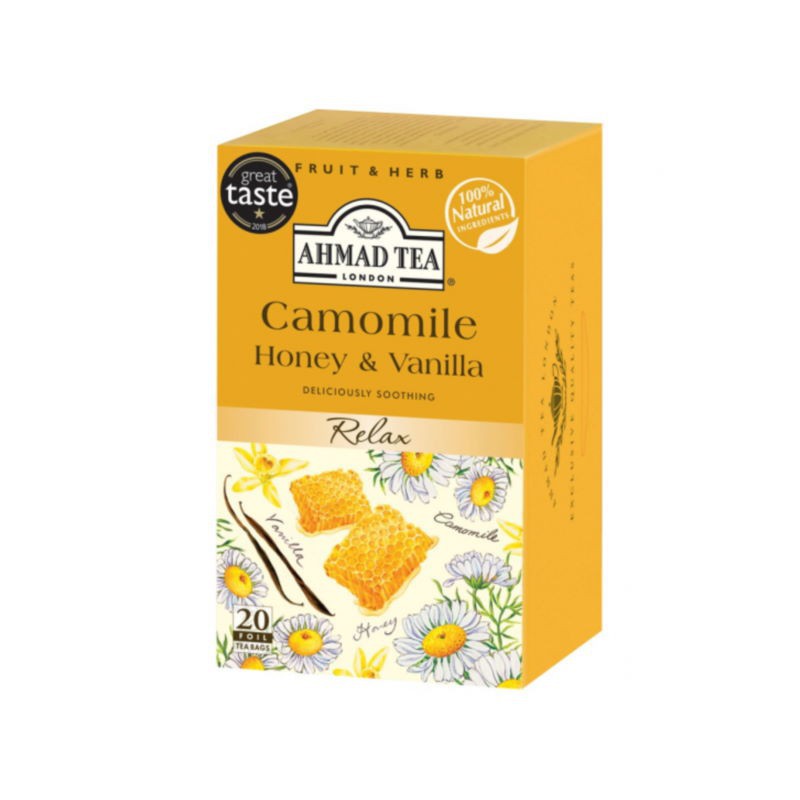 Camomilla miele e vaniglia filtro Ahmad tea