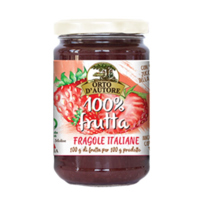Confettura di fragole 100% frutta Orto d'Autore