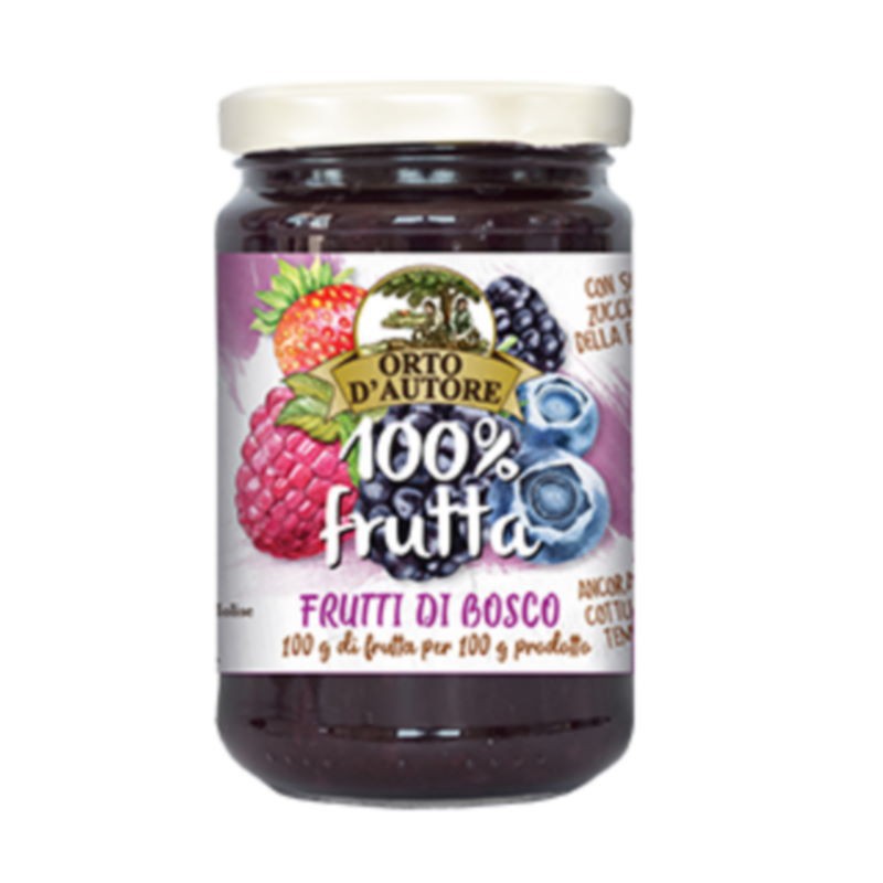 Confettura di frutti di bosco 100% frutta Orto d'Autore