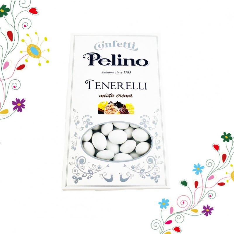 Confetti tenerelli assortiti alle creme Pelino